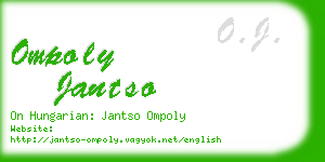 ompoly jantso business card